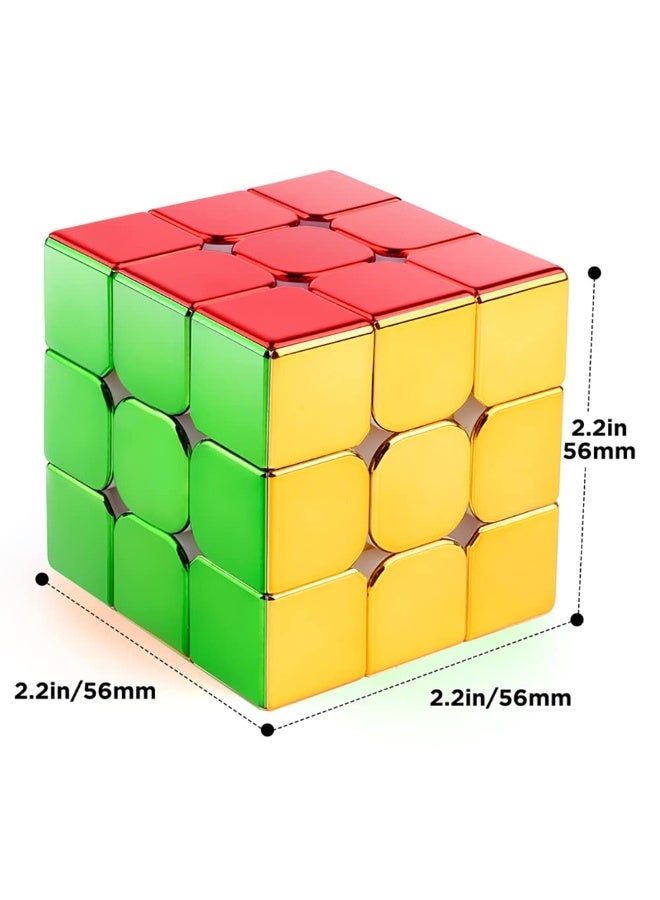 Mirror Magnetic Speed Cube with New Metallic Surface (Non-Magnetic Version) - Image 4