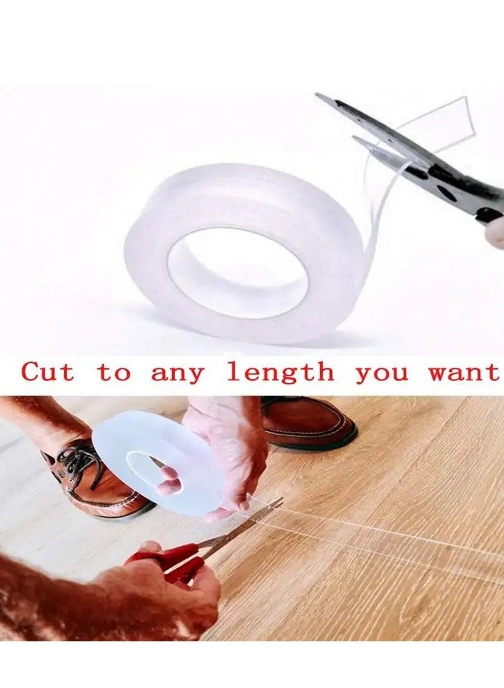 JOYBOS شريط لاصق مزدوج الوجه بتقنية النانو شفاف - Image 2