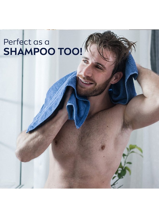 NIVEA MEN Sensitive Body Wash For Sensitive Skin With Bamboo Extract, 30 Fl Oz Bottle  - Image 3