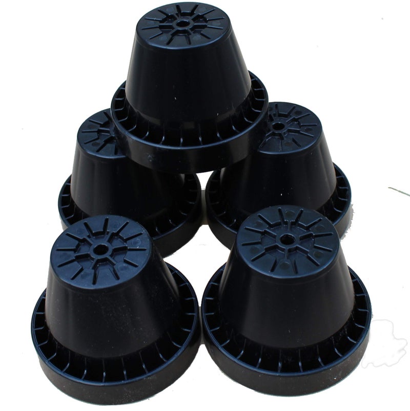 Totti Button Ski Hanger Button Ski Hanger 5-Pack, 5 Individual Fixtures To Safely Store 5 Pairs Of Alpine Skis Of Any Shape Or Size (Rockers, Carvers, Racers, Kids) To Make A Wall Or Floor Ski Storage Rack - Image 2