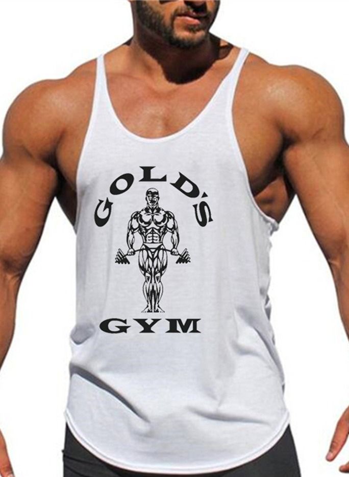 Loquat Arc Hem Thin Shoulder Strap Racerback Vest White  - Image 2