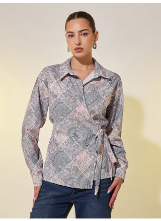 Take Two All-Over Print Long Sleeve Wrap Top - pzsku/Z6CC73E54BF977D2010A9Z/45/1748174565/b0c94f5a-b73e-45fa-9752-00ac4b11d1f1