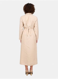 Clue Shirt Dress with Tie Belt  - Image 3