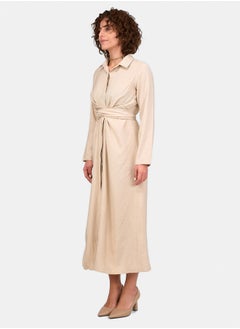 Clue Shirt Dress with Tie Belt  - Image 2