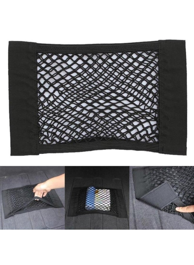 Generic Car Box Storage Bag Mesh Net Bag Luggage Holder Pocket Sticker Trunk Organizer Cargo Net - Image 2