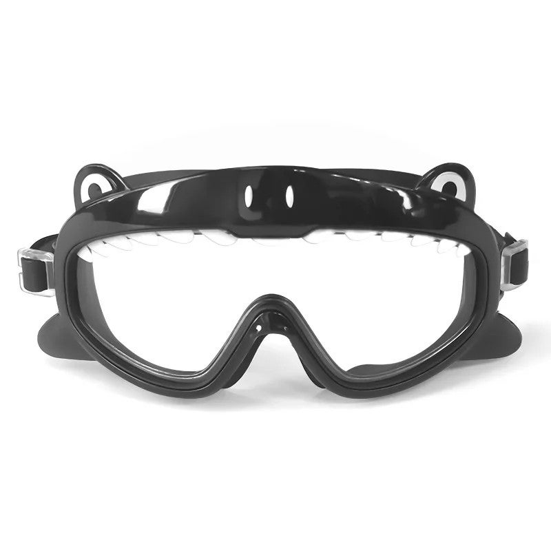 Bluejw Professional HD Anti-Fog Swimming Goggles for Boys and Girls Large Frame Cartoon Design Short Sleeve Diving Equipment Set - Image 4