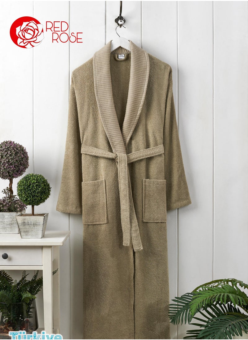 Red Rose Modern Turkish 1-Piece Bathrobe: A luxurious experience in comfort and elegance  - Image 1