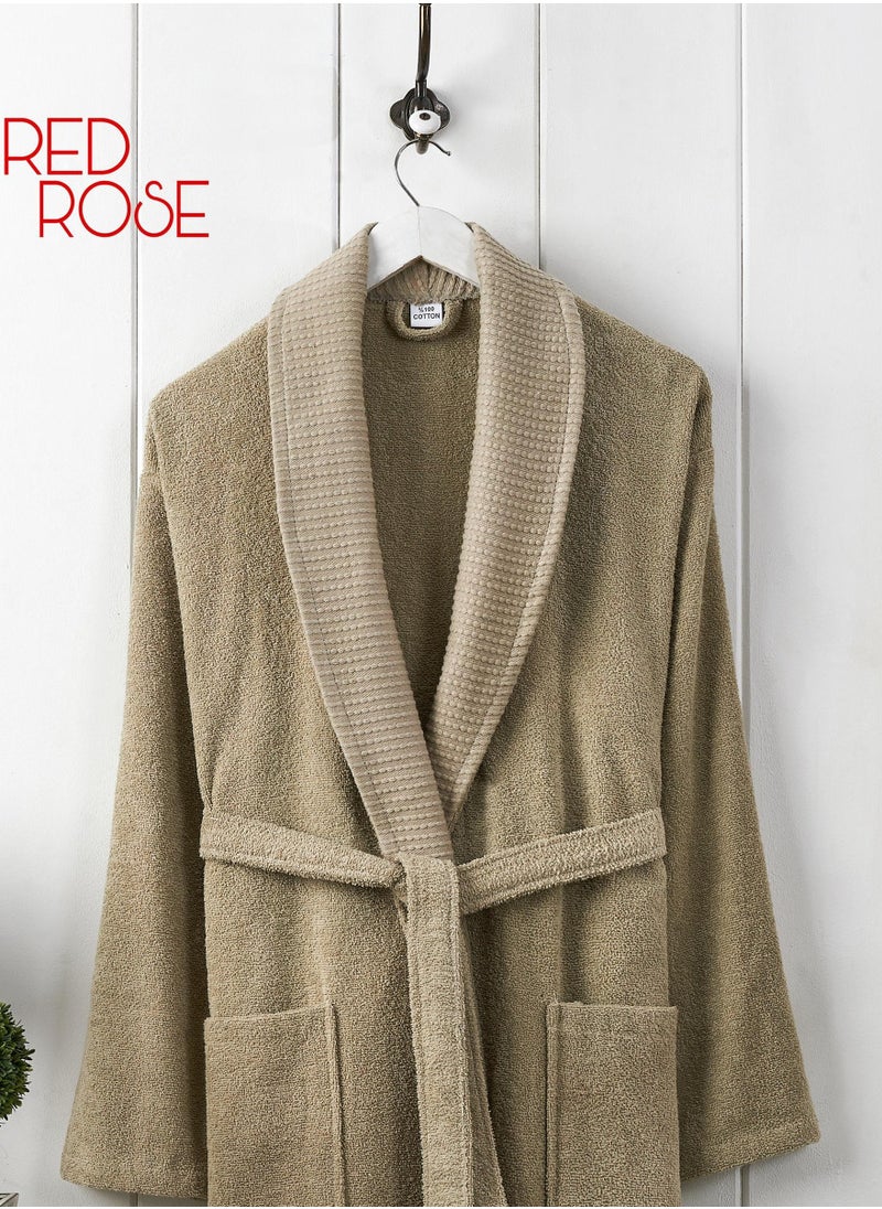Red Rose Modern Turkish 1-Piece Bathrobe: A luxurious experience in comfort and elegance  - Image 3