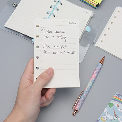 AxeWoodz A7 To Do List Refill Paper 3 Pack Binder Inserts 6-Hole Punched Filler Paper Planner Refills, 135 Sheets/270 Pages Refillable Planner Binder Paper for A7 Planner Inserts (A7, To Do List) - Image 2