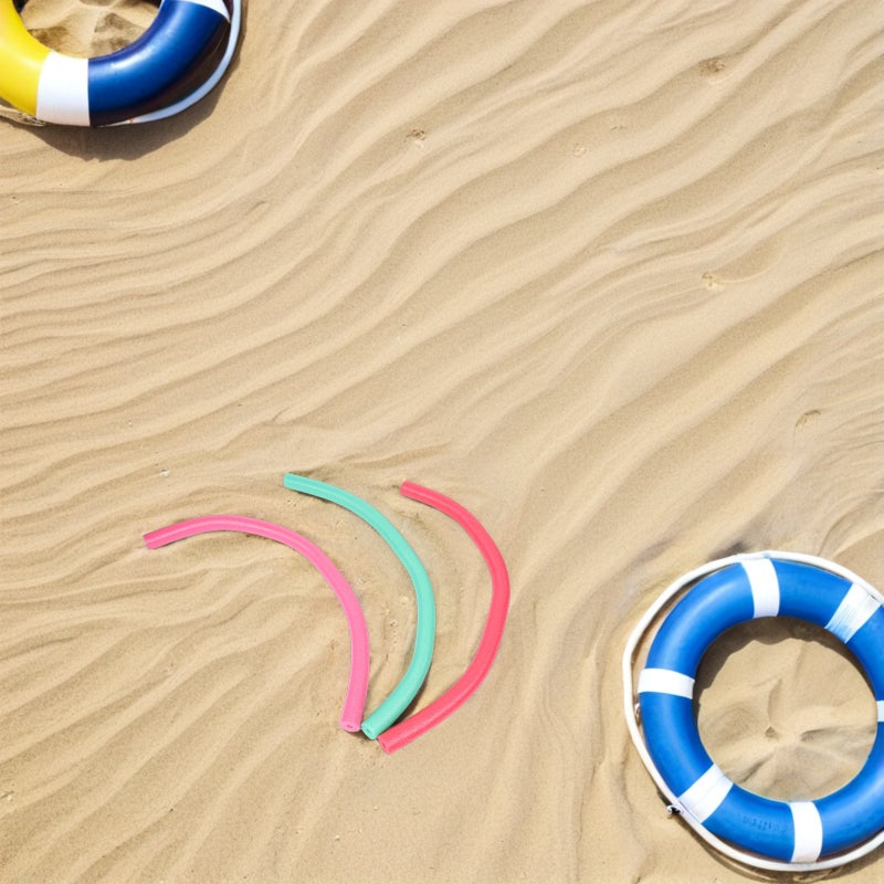 6 pcs Swim Noodles : Colored Pool Noodle Stick For Swimming Training -Floating Aid For Beginners Beach And Water Activities - Image 2