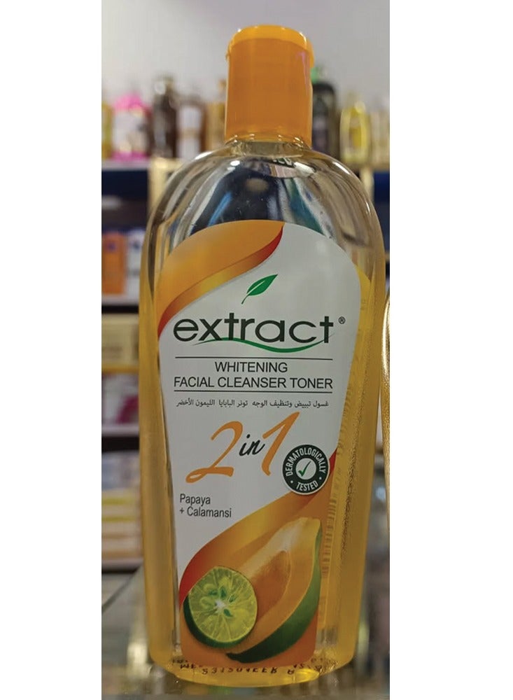 Whitening Facial Cleanser Toner Papaya + Calamansi