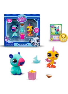 Littlest Pet Shop Minis 2-Piece Figure Set S2 - Capybara and Bird - 5 cm Minis  - Image 1
