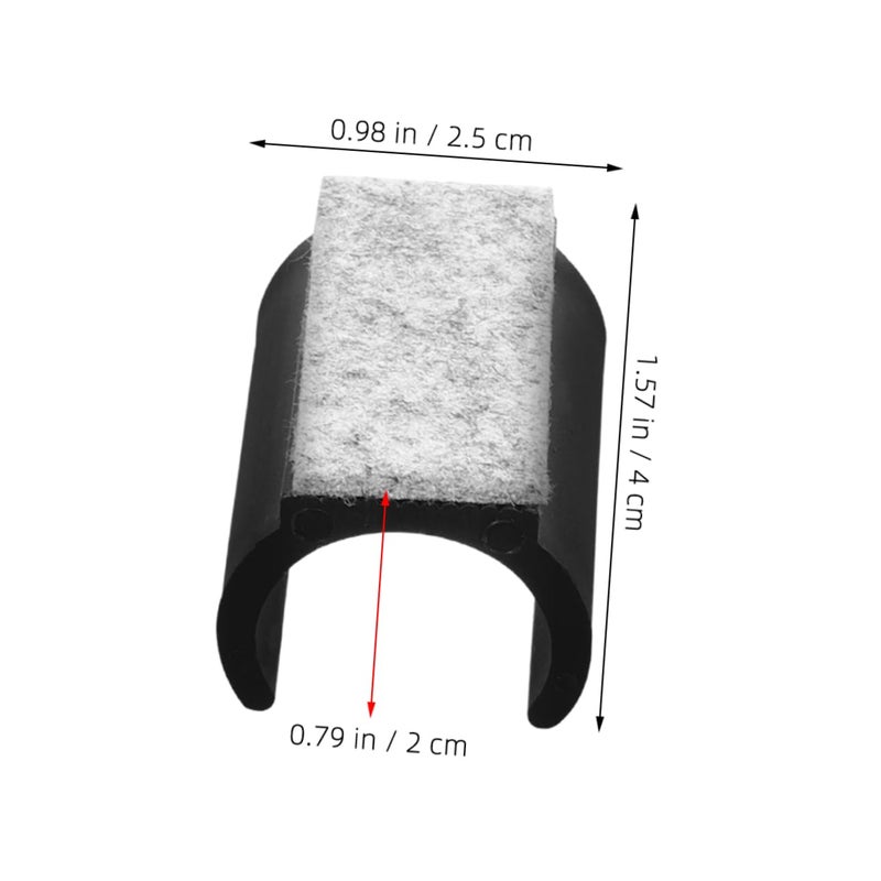 8 Pcs U Shaped Felt Furniture Leg Protectors Noiseless For Hardwood Floors Chair Feet Caps - Image 3
