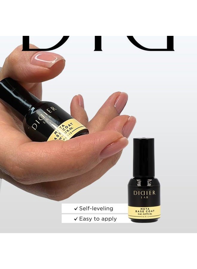 DIDIER LAB Premium Base Coat Gel Nail Polish Octagon & Top Coat Gel Nail Polish Super Shiny - Gel Nail Polish Set - Nail Strengthener- No Wipe Gel Top Coat - Soak off Gel Polish - UV Nail Polish - Image 4