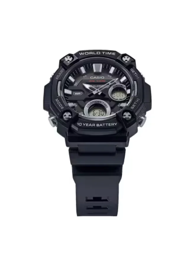 كاسيو Resin Strap Analog-Digital Watch AEQ-120W-1AVDF - 52.2 mm