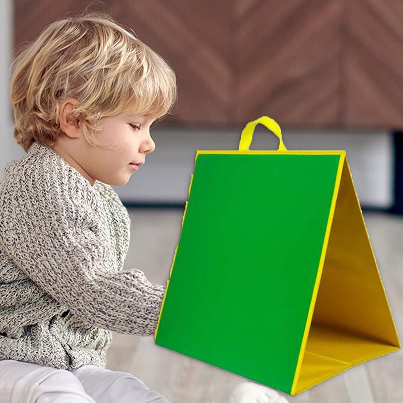 كلاراكو مجموعة ألواح تعليمية قابلة للطي من اللباد للأطفال الصغار، لون أزرق مخضر، مناسبة لمرحلة ما قبل المدرسة - Image 4