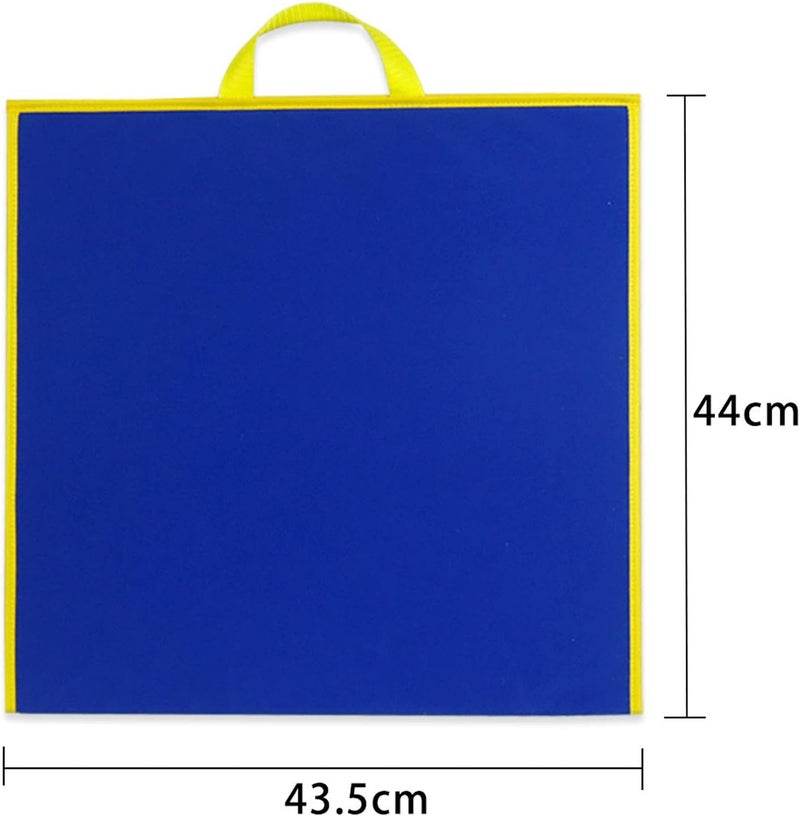 كلاراكو مجموعة ألواح تعليمية قابلة للطي من اللباد للأطفال الصغار، لون أزرق مخضر، مناسبة لمرحلة ما قبل المدرسة - Image 5