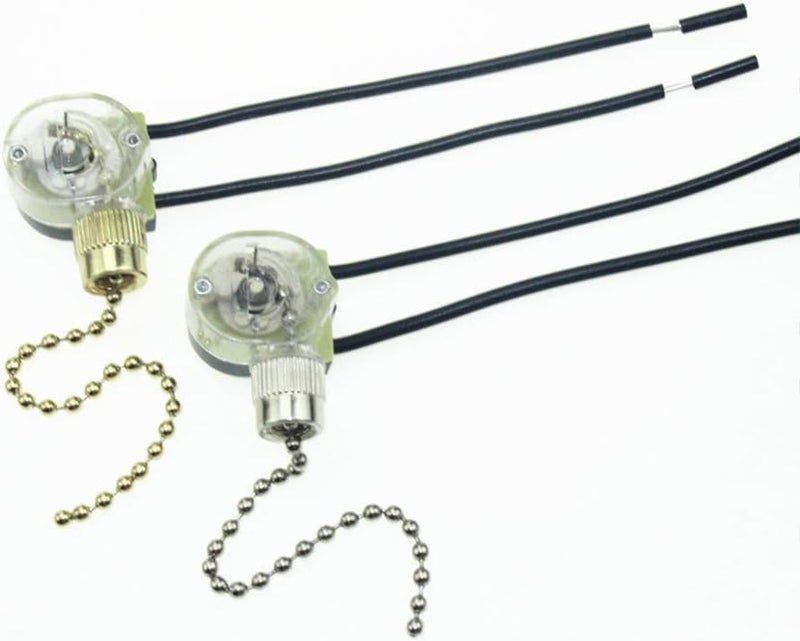 2Pcs Portable Zipper Pull Chain On Off Switch For Light And Fan - Image 5