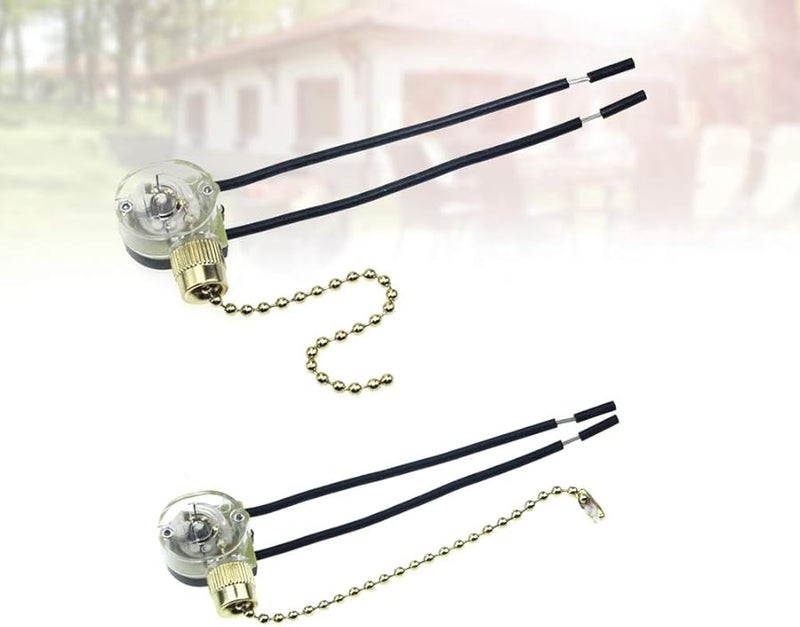 2Pcs Portable Zipper Pull Chain On Off Switch For Light And Fan - Image 3