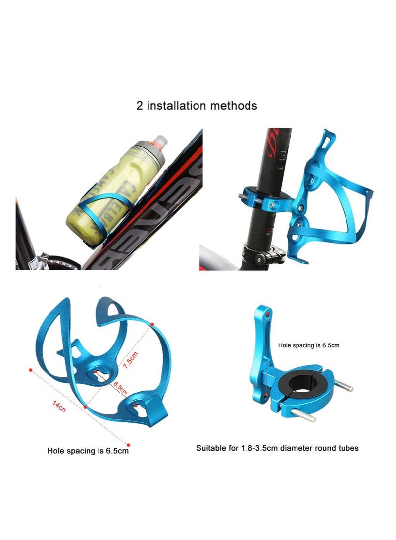 SOLARAE Bike Water Bottle Holder, Lightweight And Strong Bicycle Water Bottle Cage, Easy To Mount, Base Rotate 90°, Universal Aluminum Water Bottle Carrier For Road & Mountain Bikes/Strollers - Image 5