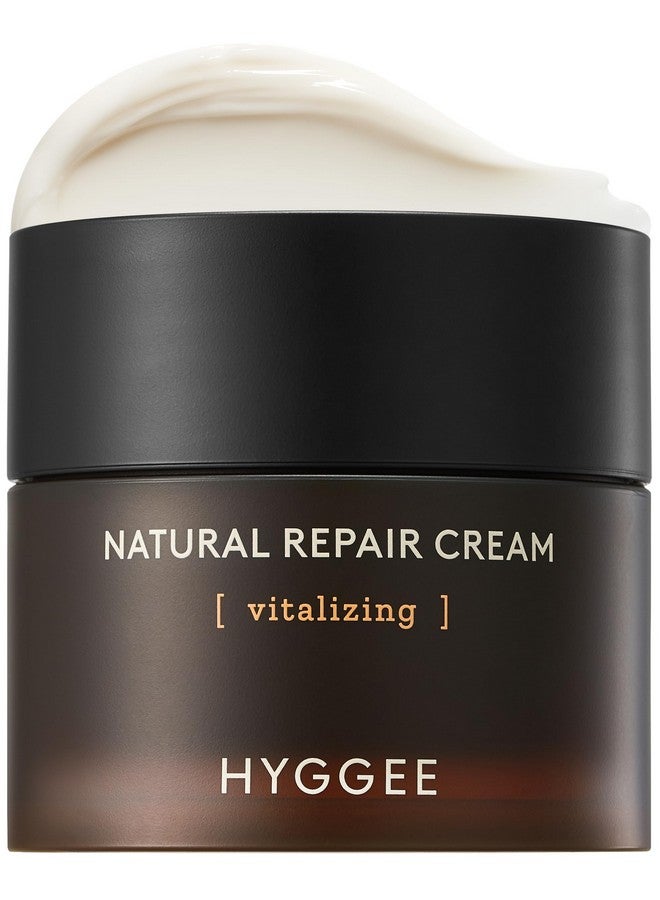 hyggee Natural Repair Cream - Vegan Red Ginseng & Peptides Nourishing Moisturizer For Enhanced Elasticity And Vitality - Anti Aging, Firming, Hydrating Face Cream For Rough And Dry Skin, 1.69Oz. - Image 1
