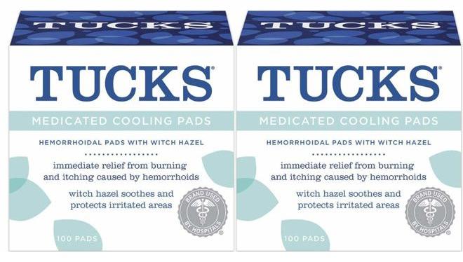 earthborn elements وسادة هيموروييد توكس إم دي الباردة، 100 عدداً (عبوة من 2) - Image 1