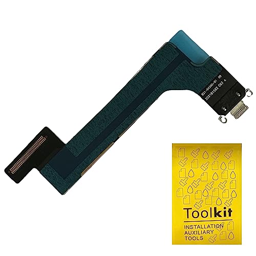 TPhaelay Dock Connector Replacement Compatible with iPad 10 10th Generation 2022 A2696 10.9 inch Charging Port Replacement Assembly Flex Cable(Silver,WiFi Version) - Image 1