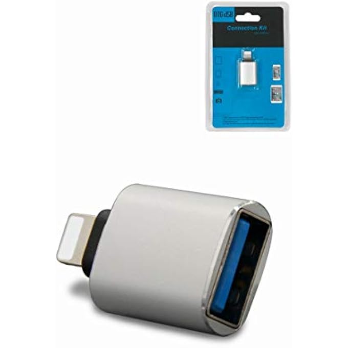 USB ADAPTER COMPATIBLE WITH IPHONE, FIT FOR GOING WITH EXTERNAL USB MICROPHONE