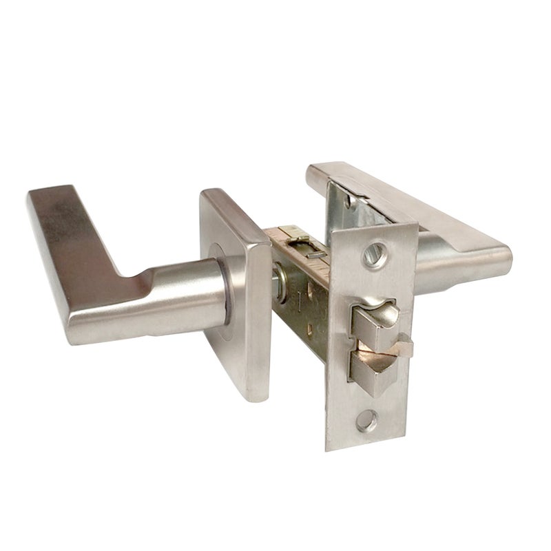 Privacy Bathroom Door Lever Lock Set for Home Interior Door Keyless Heavy Duty Bedroom Door Lock Handle - Image 1