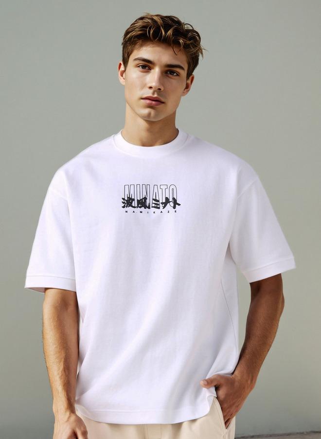 SP Characters Naruto Print Crew Neck T-shirt - Image 3