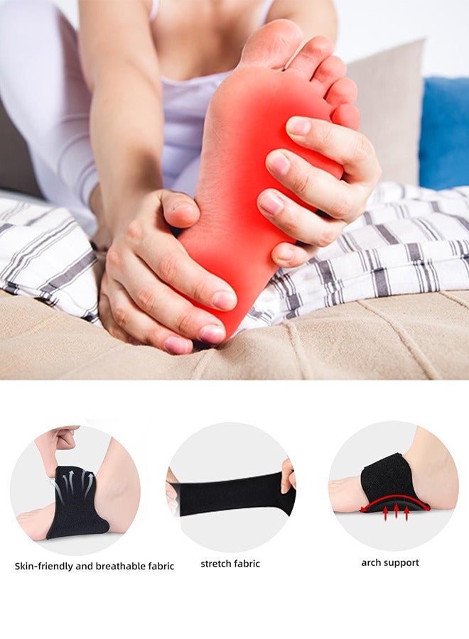 Lemon 1 Pair Arch Support for Flat Feet,  Foot Wraps, Breathable Comfort Flat Feet Insoles,  Arch Support to Reduce Feet Pain, Adjustable - Image 3