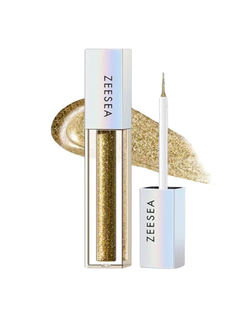 ZEESEA ZEESEA Glitter Galaxy Colored Liquid Eyeshadow BR03 Goldfish
