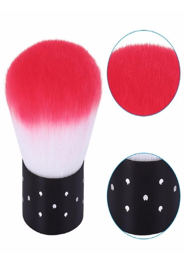 PRO ROOP PROROOP PROFESSIONAL Nail Art 1Pcs Soft Nail Cleaner Brush Mini Stainless Steel Handle Remove Dust Small Angle Cleaning Brush For Nail Art Care Multicolor - Image 1
