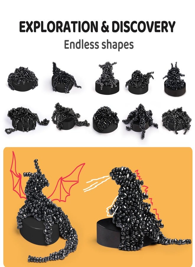 LiKee 500+ Packs Magnet Stones, Fidget Toys Adults, Sensory Toys for Kids and Teens, Magnetic Rocks Help Relieve Stress, Desk Toy for Work and Study, Gifts for Kids Boys and Girls Ages 14+ Years Old - Image 3