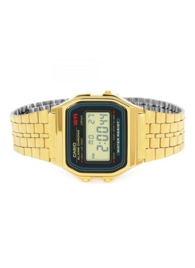 CASIO Water Resistant Stainless Steel Digital Casio Watch A159WGEA-1 - 33 mm - Gold  - Image 2
