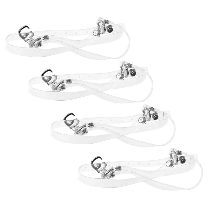 4pcs Clear High Heel Shoe Straps Replacement Straps Women Anti-loose - Image 1