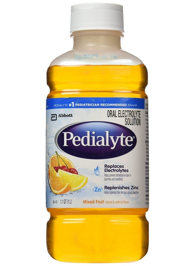 Pedialyte Oral Electrolyte Maintenance Solution, Fruit Flavor, 1 qt (1.8 fl oz) 1 lt