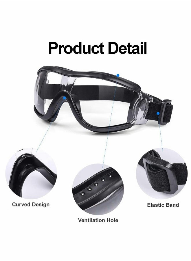 Generic Child Safety Glasses, Kids Goggles Eye Protective Anti Fog Full Eyes Protective Clear Lab Goggles  - Image 4