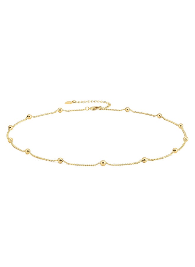 Generic 18k Gold Chain Choker  - Image 4