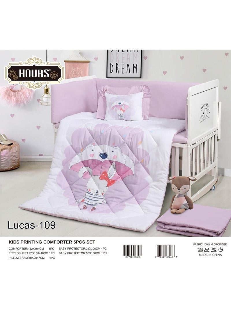 هورس مفرش أطفال حواجز 5 قطع _ديف