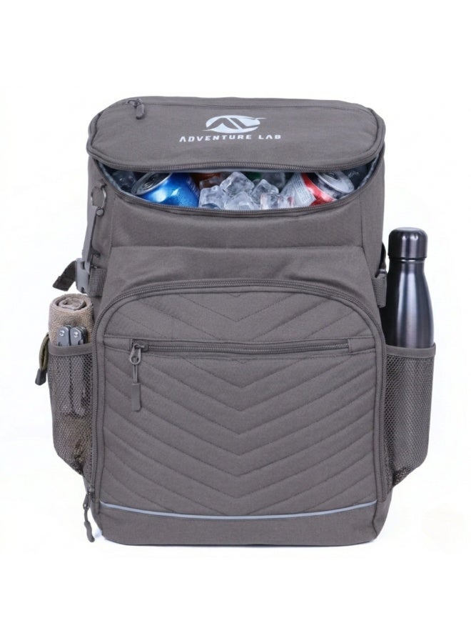 Adventure Lab Insulated Cooler Backpack 30 Cans, Leak Proof Thermal Cooler Bag with Bottle Holders, Large Lightweight Cooler Backpack for Beach, Picnic, Camping & Hiking - Image 1