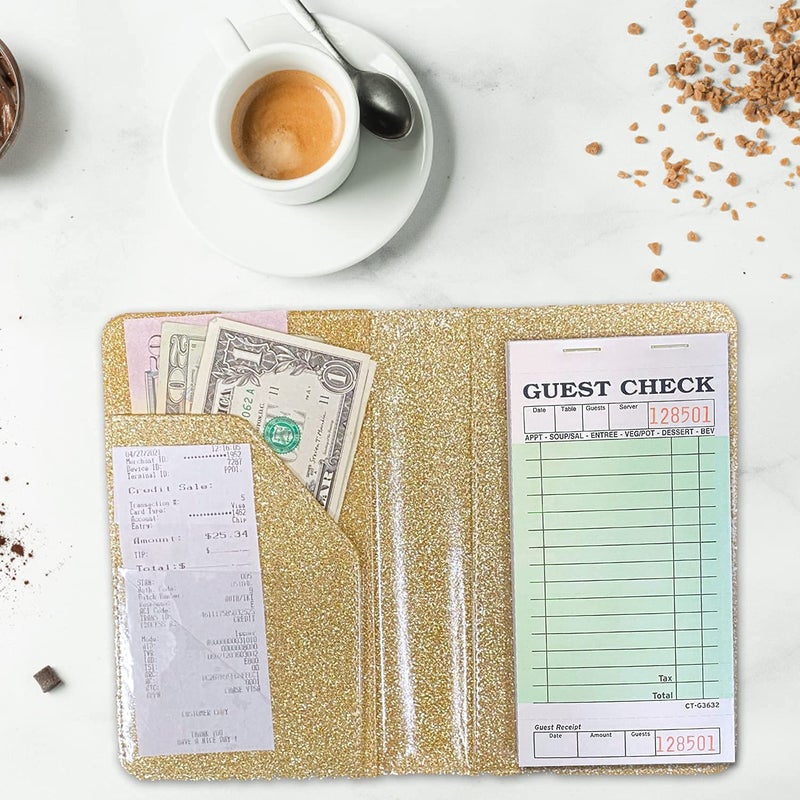 WeiLife 1-Part Guest Check Book, Green & White Carbonless Guest Check Pad (1 Part carbonless) - Image 5