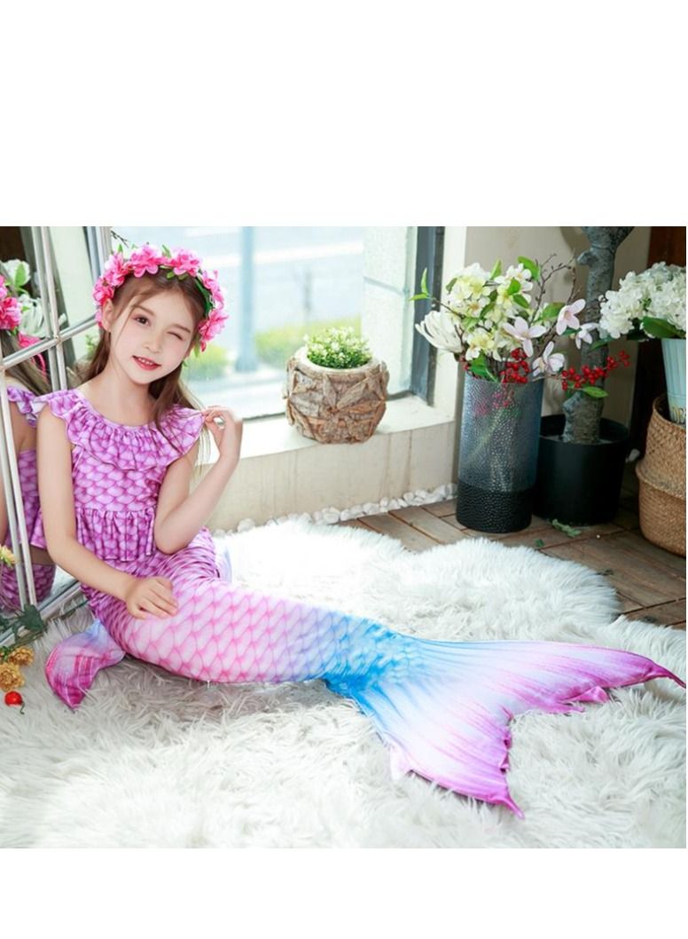 Y&D 3-Piece Mermaid Bathing Swimsuit Set - Image 1