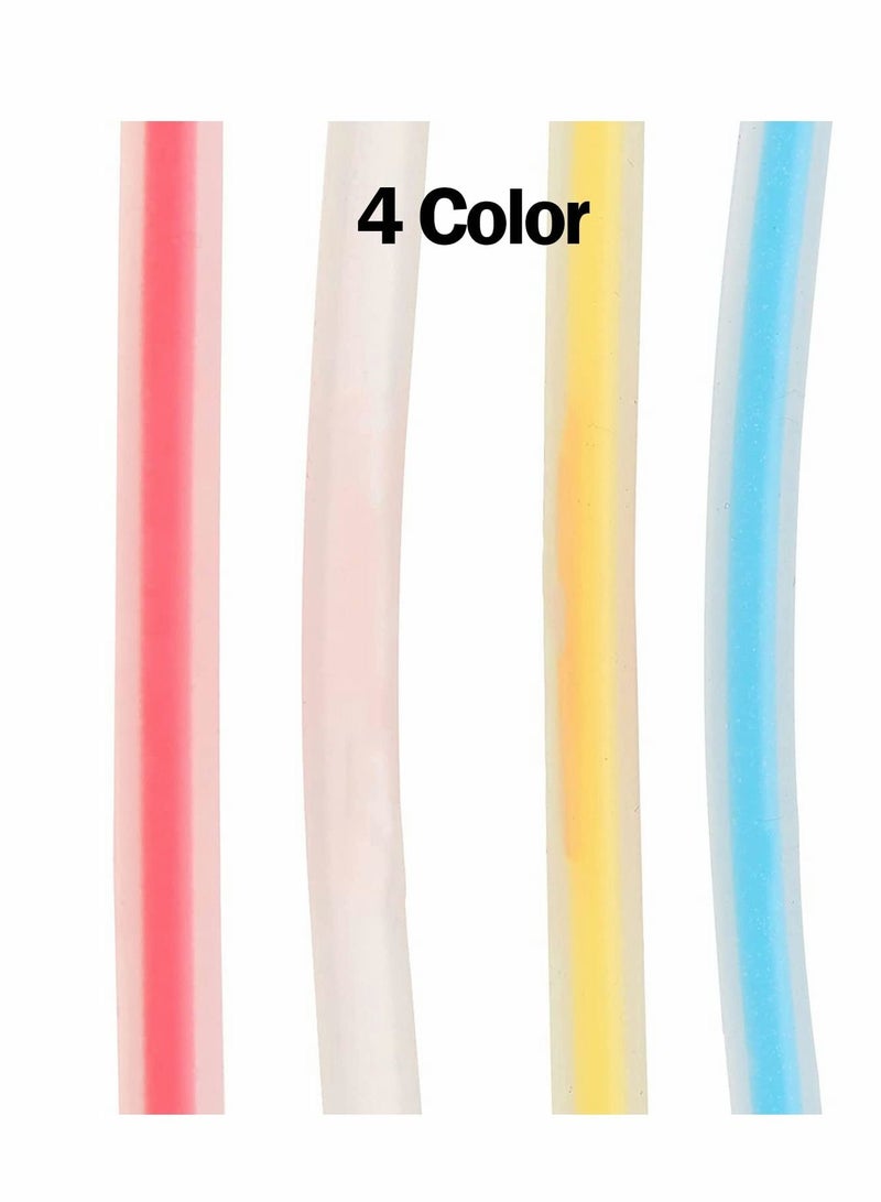 Excefore Tennis Racquet Vibration Dampener, 4 Pcs Double Hook Silicone Racket Dampeners Reducing Conduction - Image 4