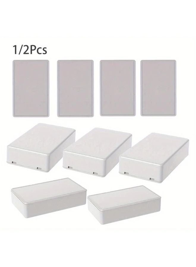 صندوق المشروع الإلكتروني البلاستيكي المقاوم للماء النمط 5 - أبيض رمادي - علبة DIY - 1 قطعة - Image 2