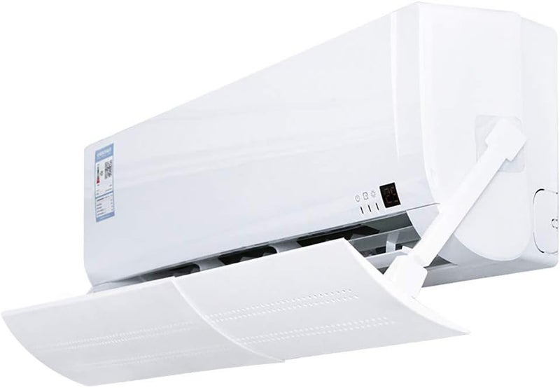 FAD Solutions Adjustable Air Conditioner Wind Deflector Baffle - Telescopic Anti Direct Blowing Retractable Shield Cold AC Cover (2 Plates) - Image 5