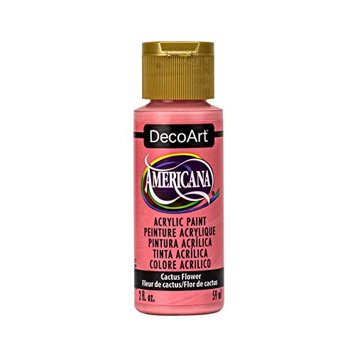 DecoArt Deco Art Americana Paint 2 OZ FLO usone size Cactus Flower Pink