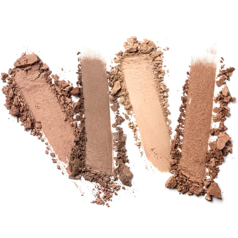 LIFUS Glow Kit 4 Color Illuminator Love Light Highlighter & Bronzer Shimmer Face Matte Palette - Image 4