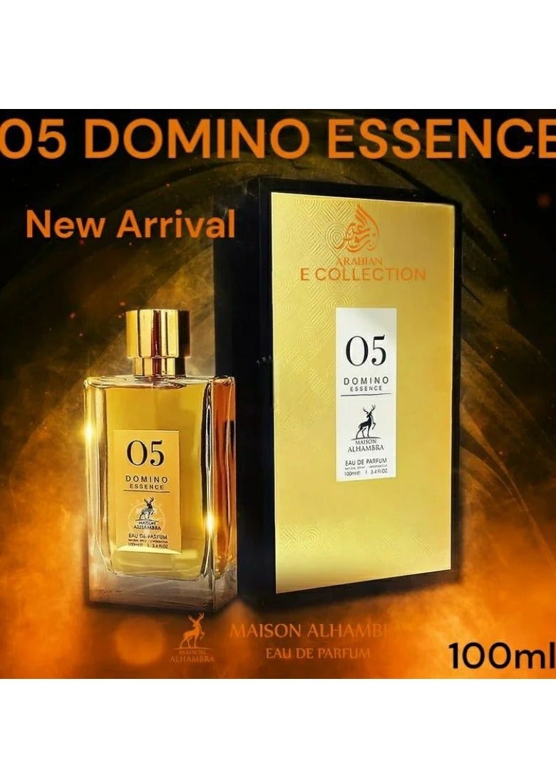 ميزون الهمبرا عطر دومينو ايسنس - للجنسين - 100 مل (مستوحى من روزيندو ماتيو رقم 5 فلورال أمبر سينشوال) - Image 4