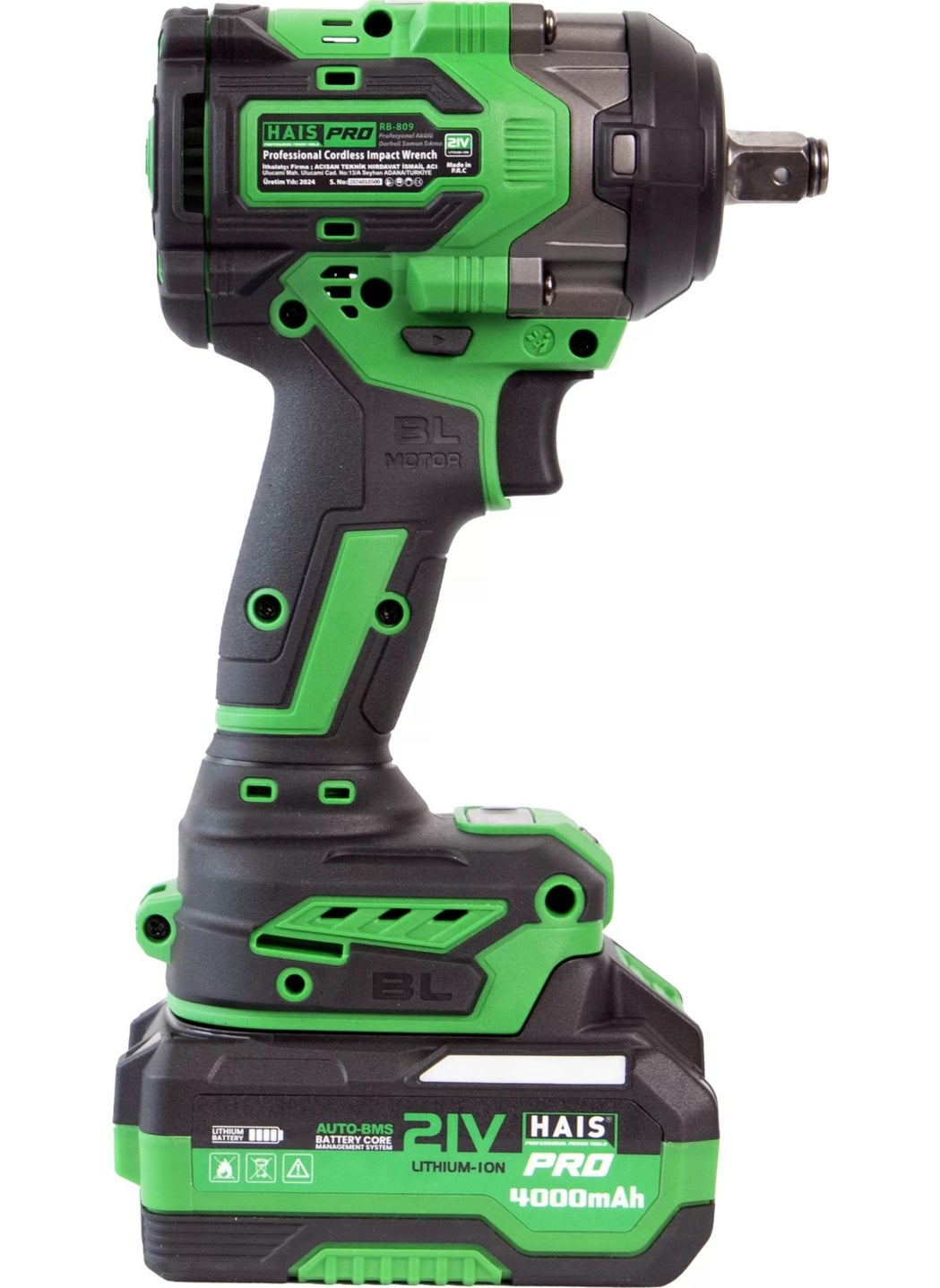 Hais Pro - Professional Impact Wrench 850 Nm 21 ​​V - Image 1